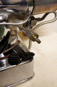 Broken steam tap on a velox